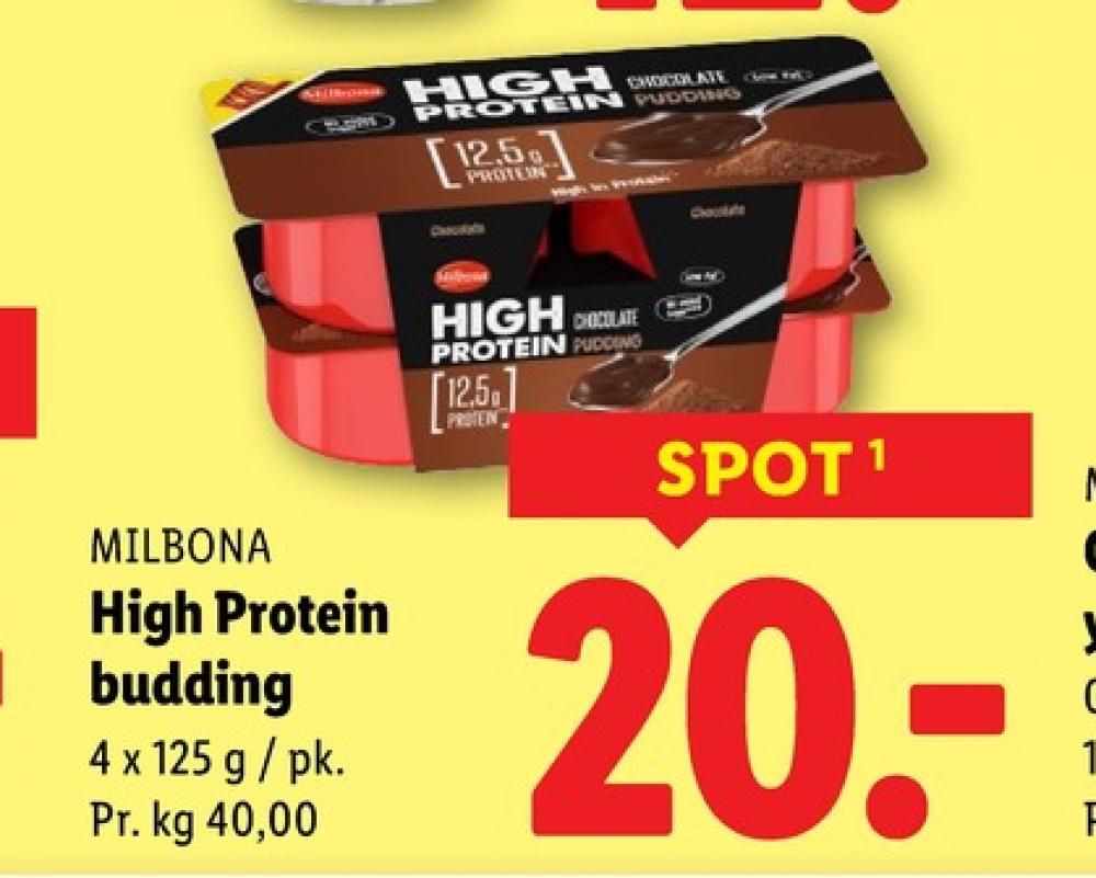 Milbona, High Protein Pudding Chocolate