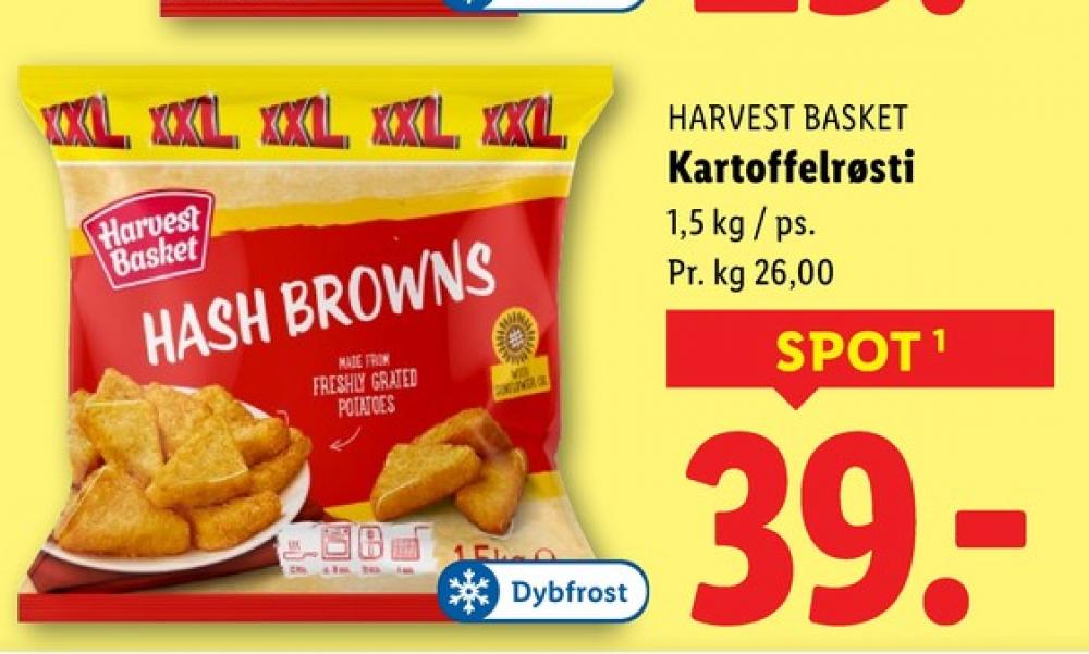 Harvest Basket, Kartoffelrøsti