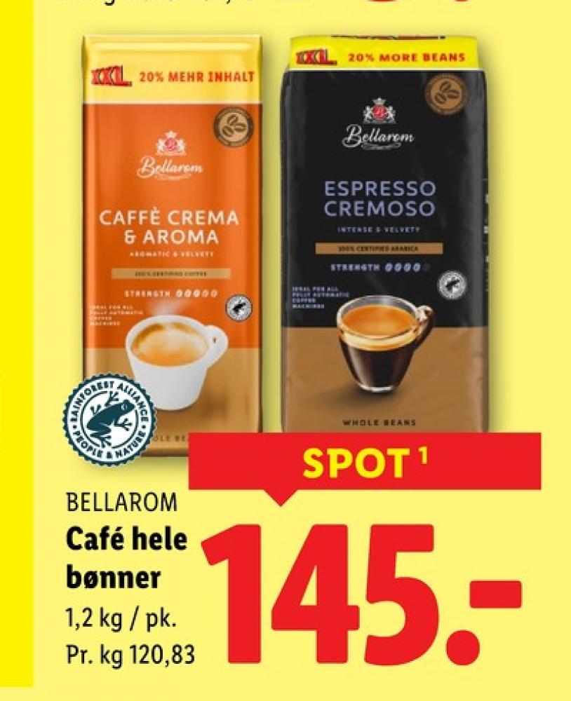Bellarom Espresso Cremoso, Kaffebønner