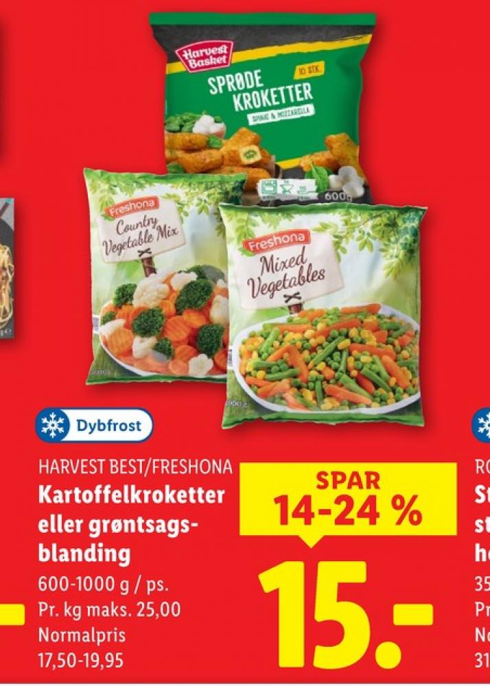 Harvest Basket, Sprøde Kroketter Flødeost & krydderurter