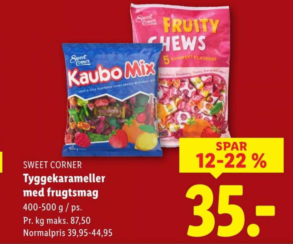 Sweet Corner Fruity Chews, Karameller