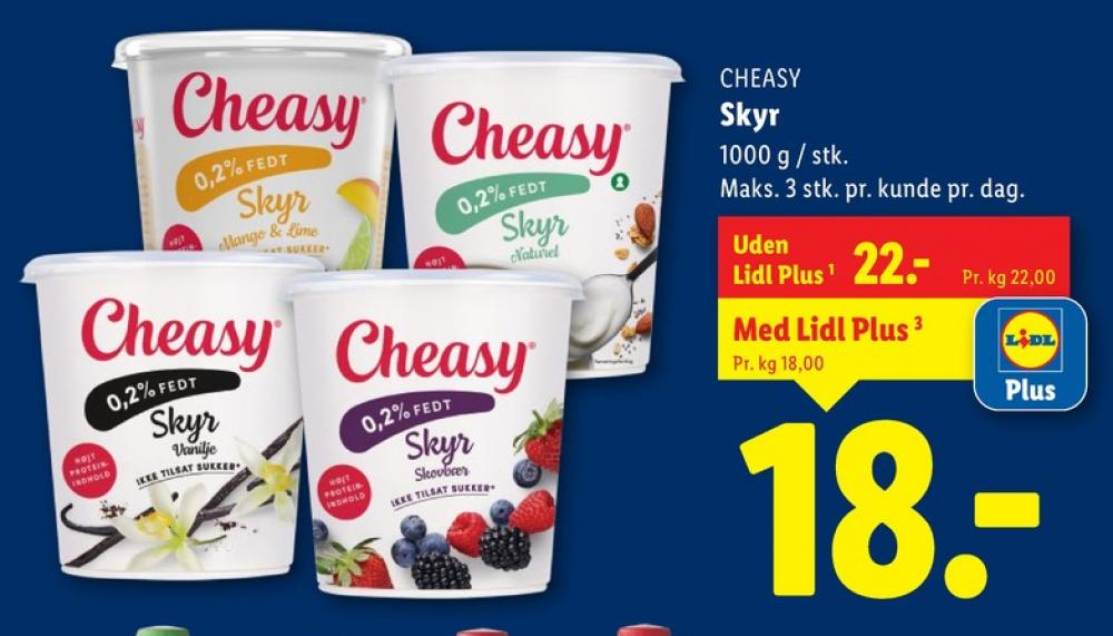 Cheasy, Vanilje Skyr 