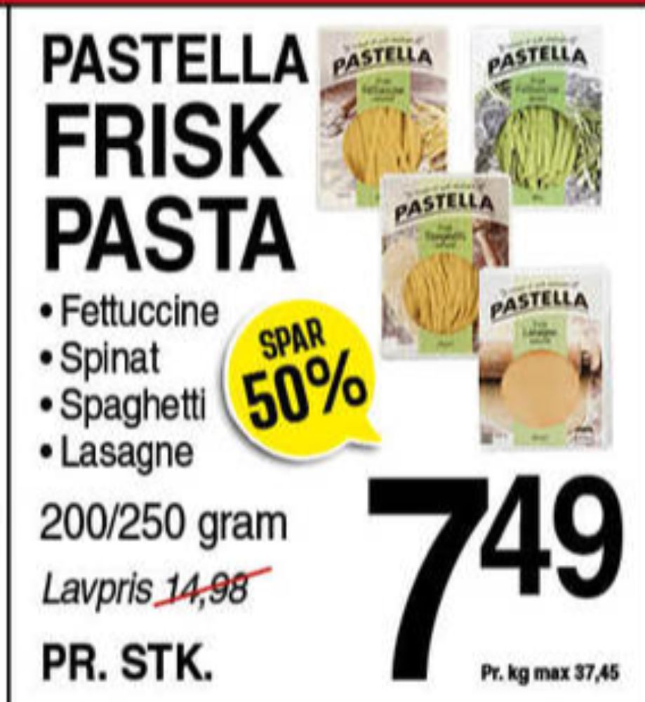 Pastella, Spaghetti