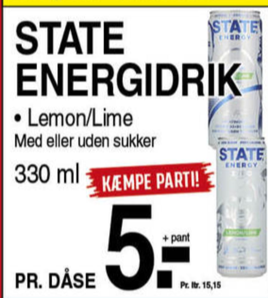STATE Lemon Lime, Energidrik