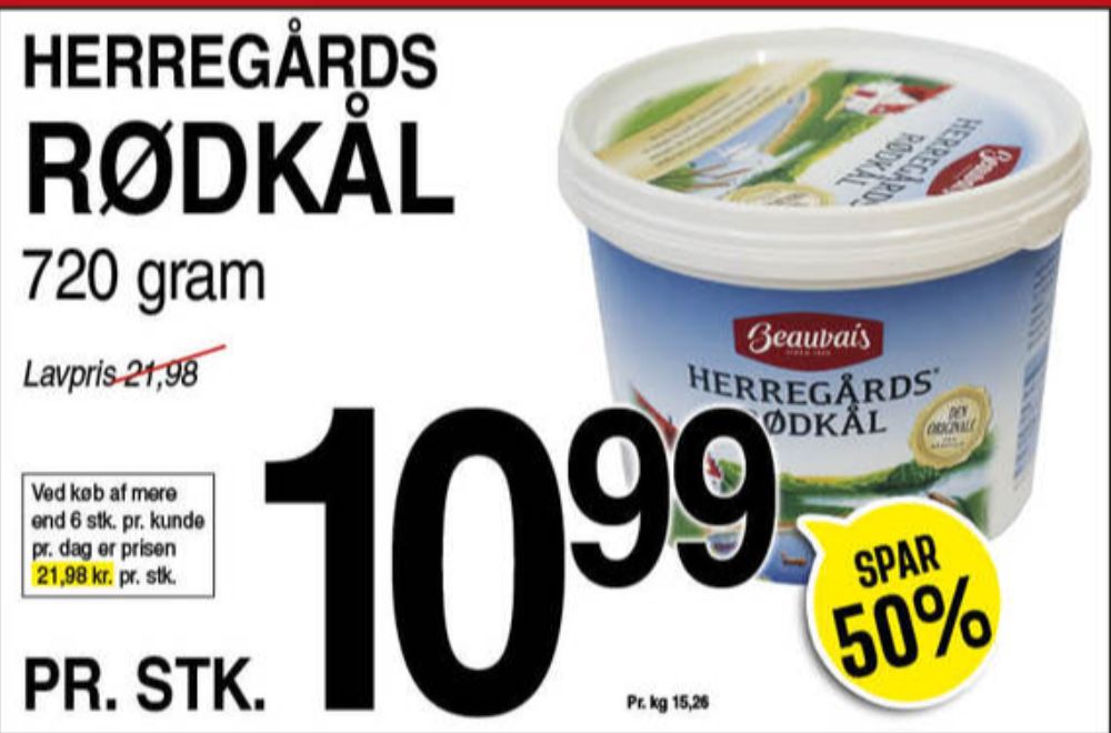 Beauvais, Rødkål-syltet