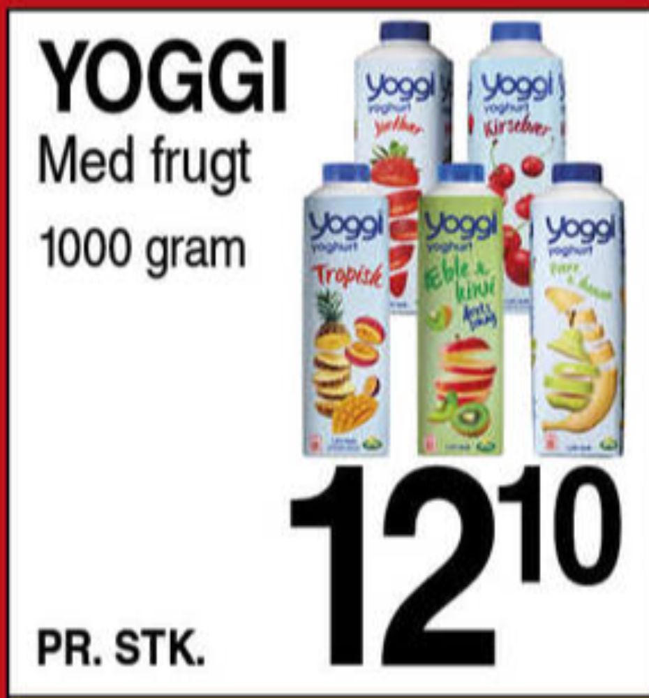 Yoggi, Æble & Kiwi Yoghurt