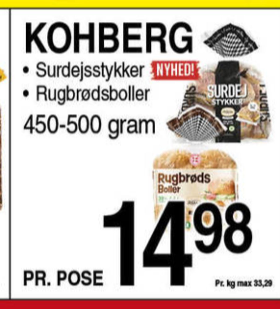 Kohberg, Surdejstykker