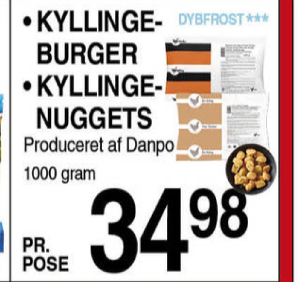 Danpo, Kyllingenuggets