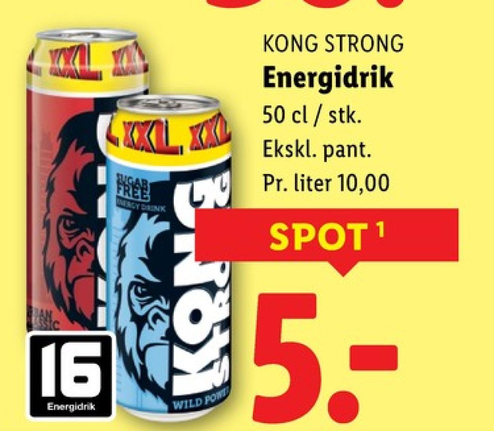 Kong Strong, Energidrik