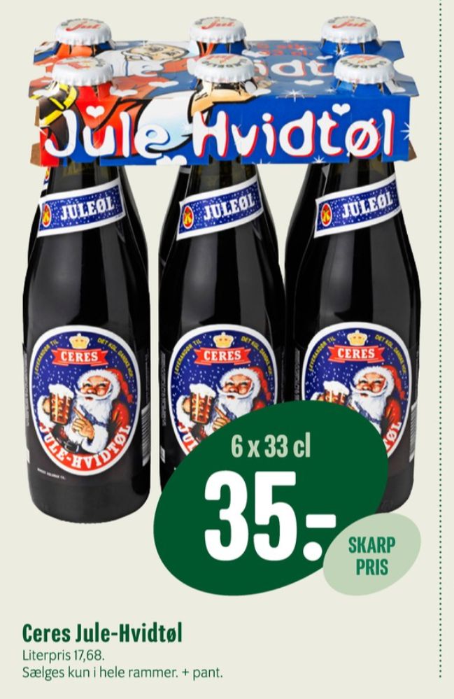 Ceres Julehvidtøl, Øl