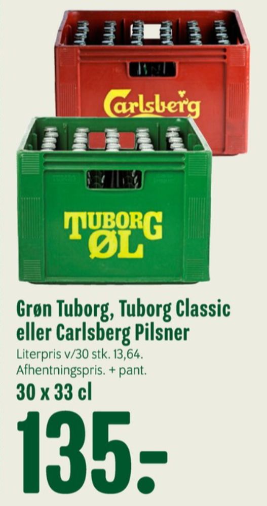 Tuborg Grøn, Øl