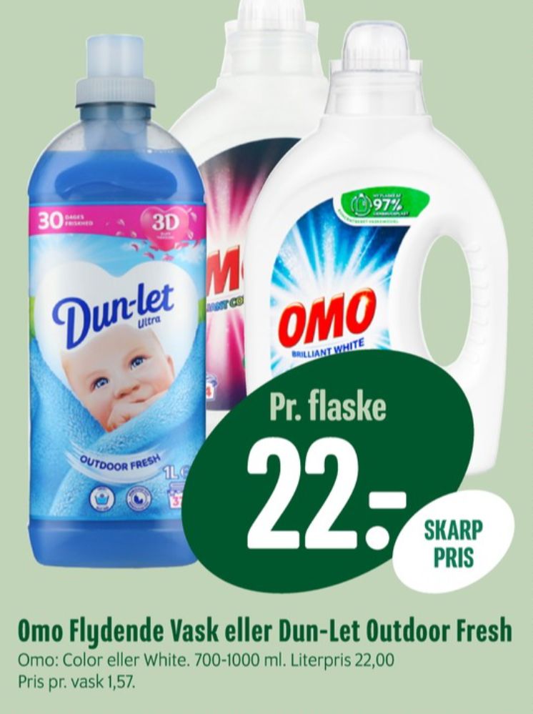 Omo, Vaskemiddel-flydende