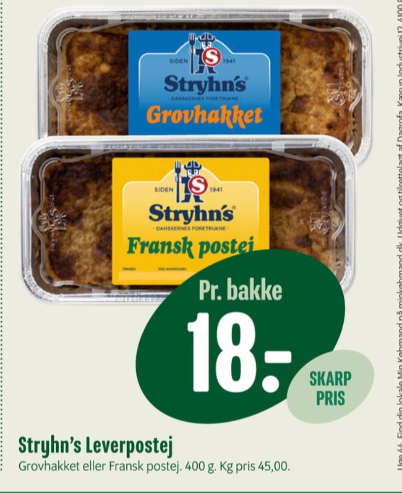 Stryhns Fransk Postej, Leverpostej