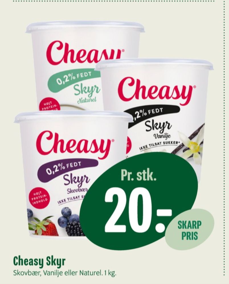 Cheasy, Vanilje Skyr 