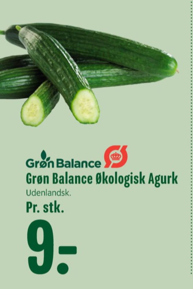 Grøn Balance, Agurk