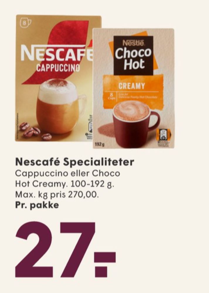 Nescafe, Instant Kaffe Cappuccino