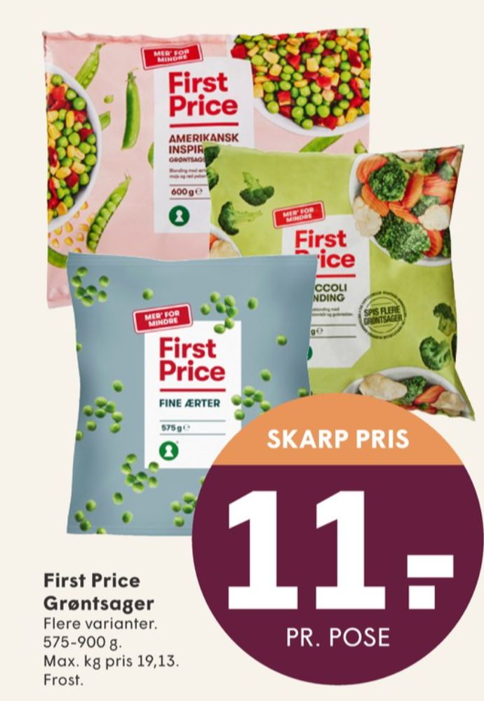 First Price, Fine Ærter