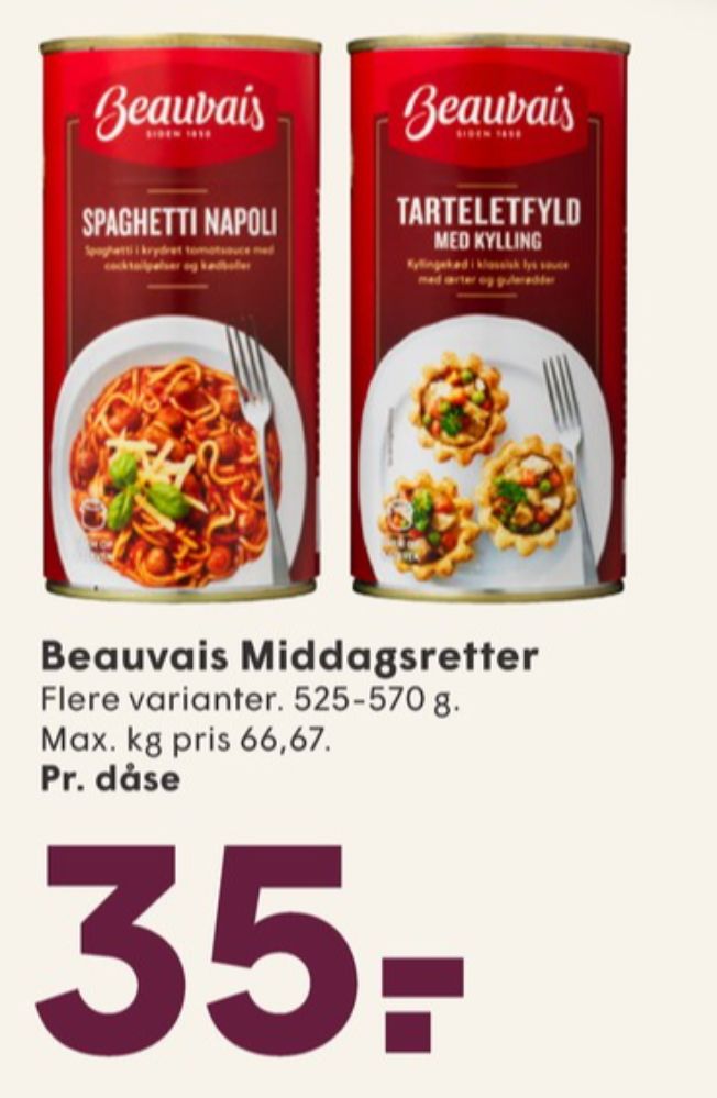 Beauvais, Spaghetti Napoli
