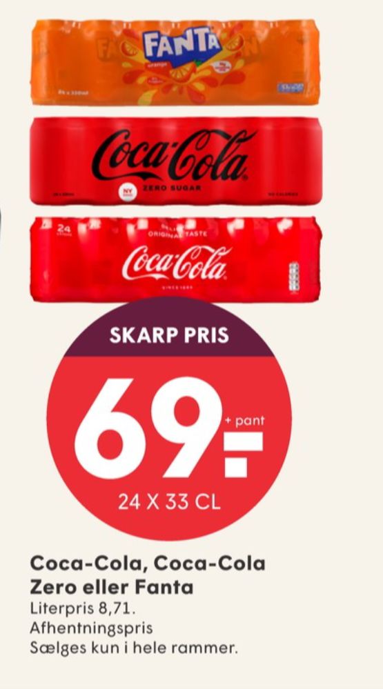 Coca Cola Zero, Cola 24 pk.