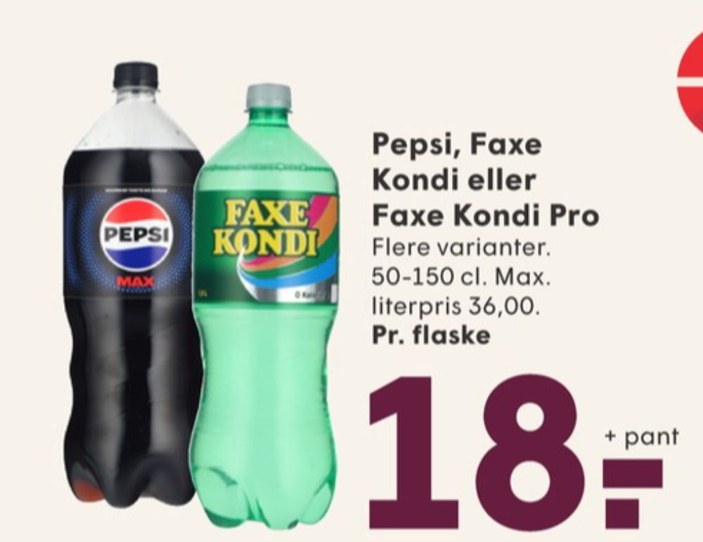 Faxe Kondi 0 Kalorier, Sportssodavand