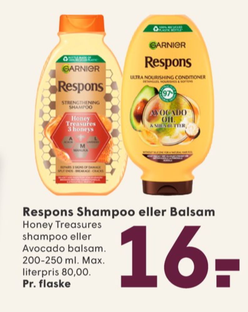 Garnier Respons, Shampoo