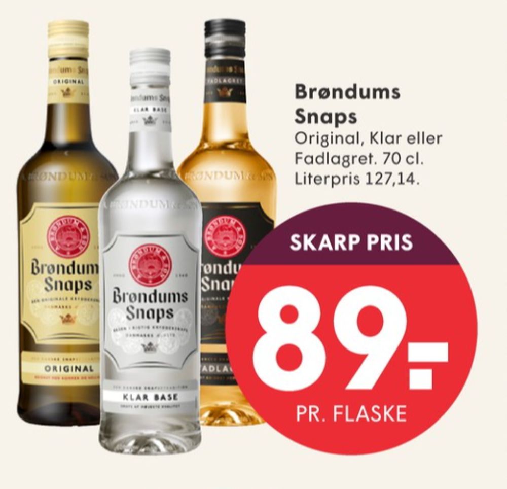 Brøndums  Original, Snaps