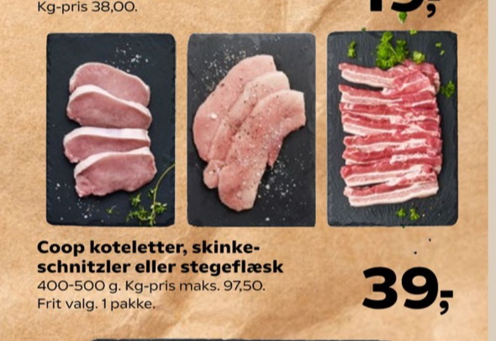 Flæsk i skiver