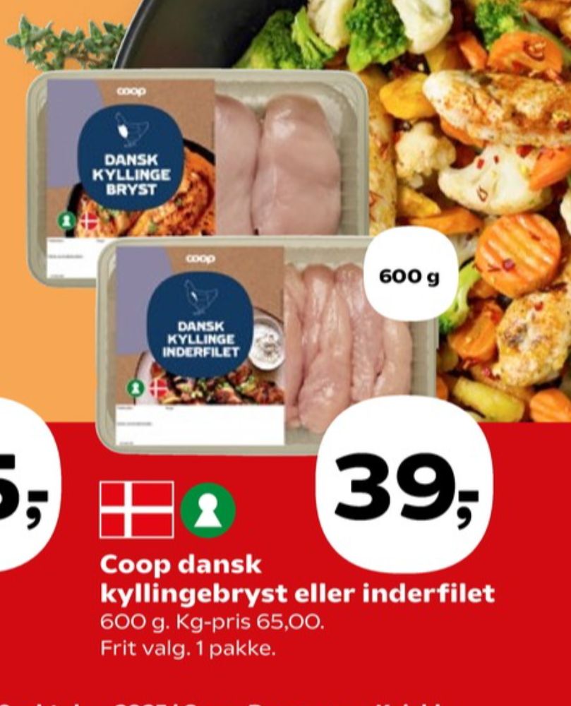Coop, Kyllingebrystfilet