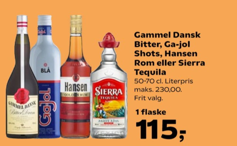 Gammel Dansk, Bitter