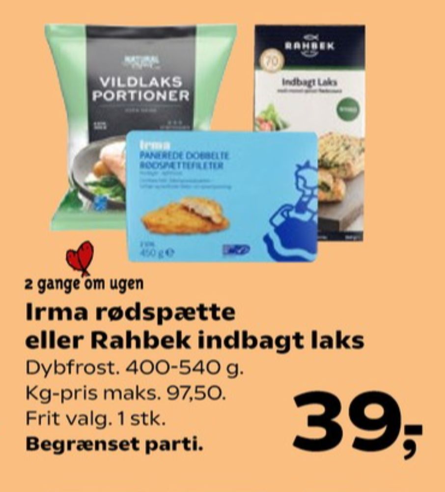 Rahbek, Indbagt Laks med cremet spinat-flødesauce