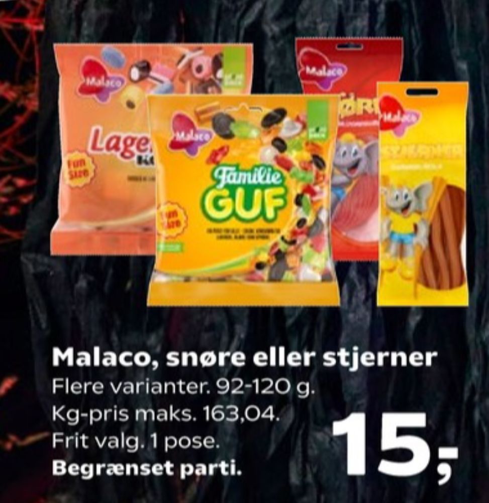 Malaco, Slikpose Lagerman Konfekt
