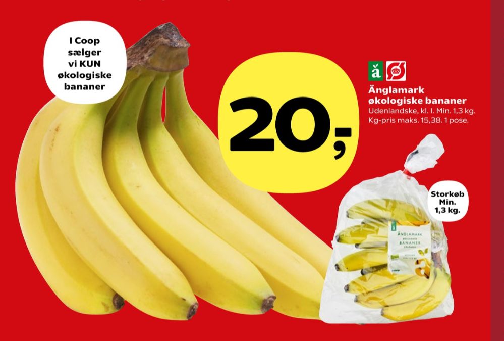 Änglamark, Bananer