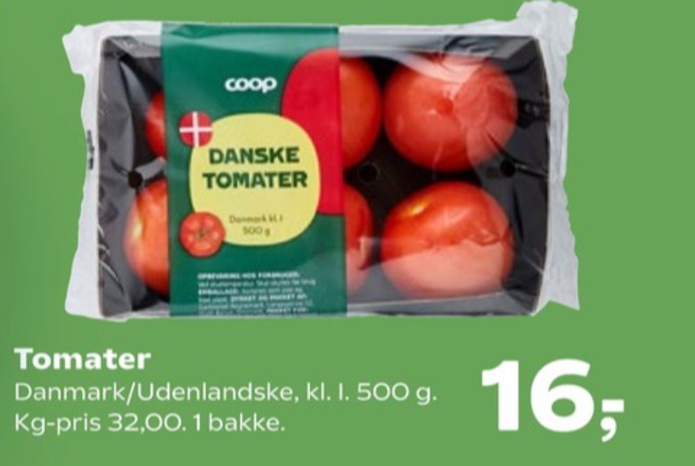 Coop, Tomater