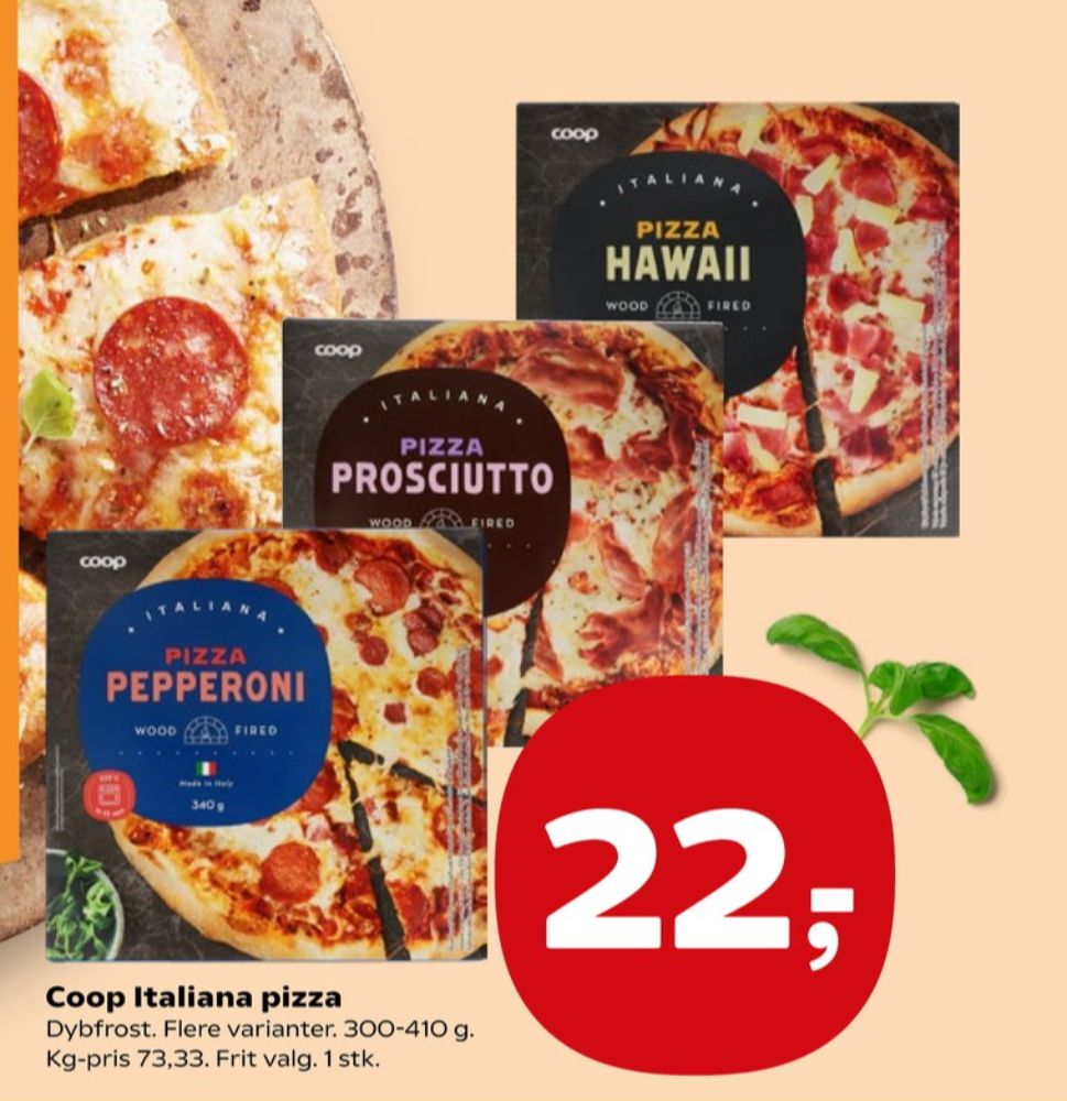 Coop, Pizza Hawaii