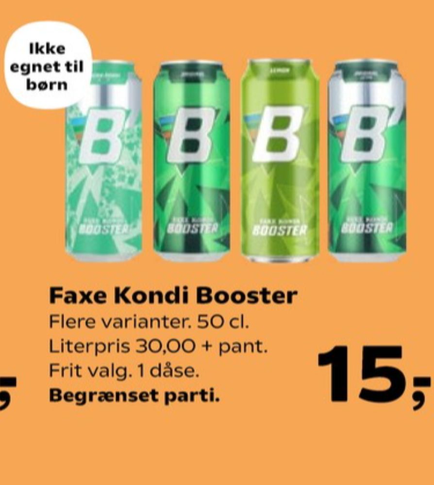 Faxe Kondi Booster , Energidrik