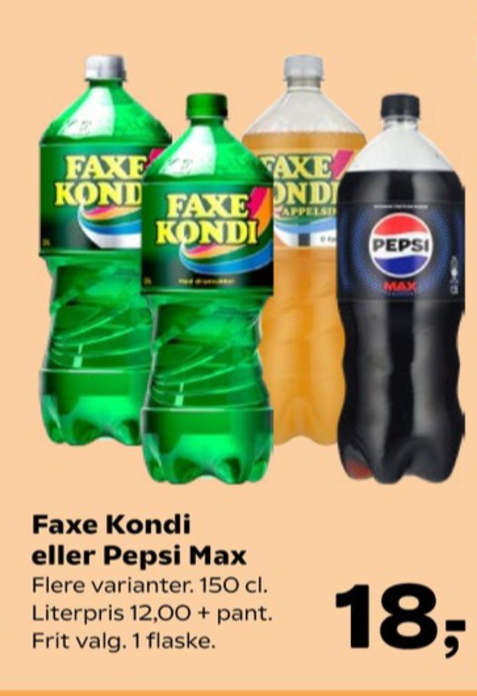 Faxe Kondi 0 Kalorier, Sportssodavand