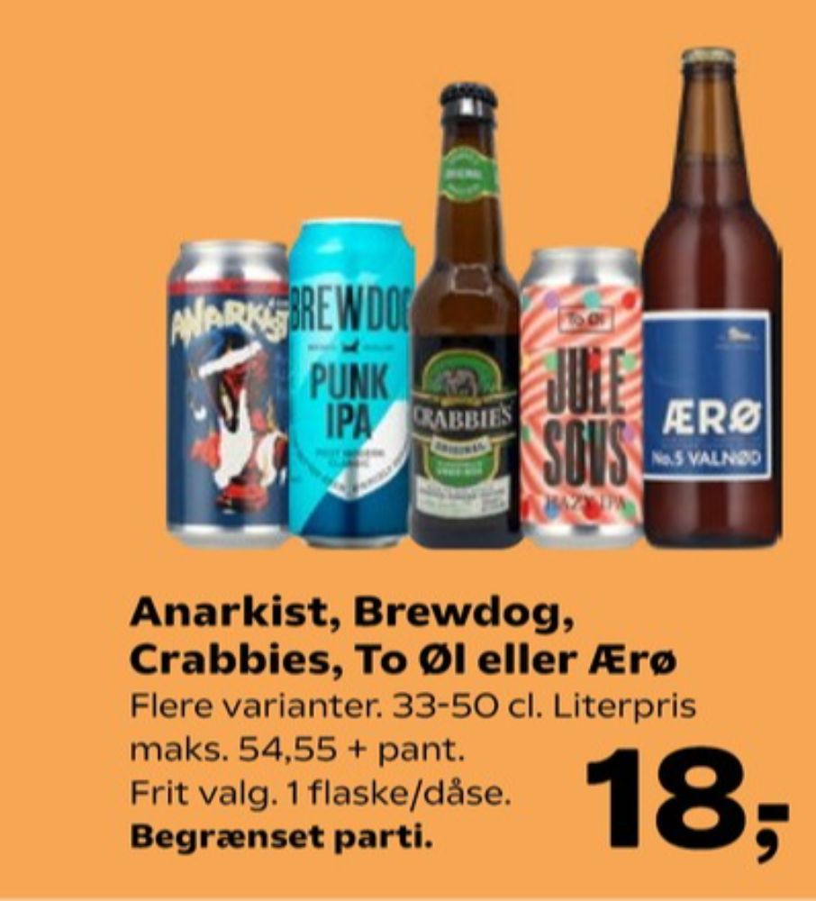 To Øl Jule Sovs, Specialøl