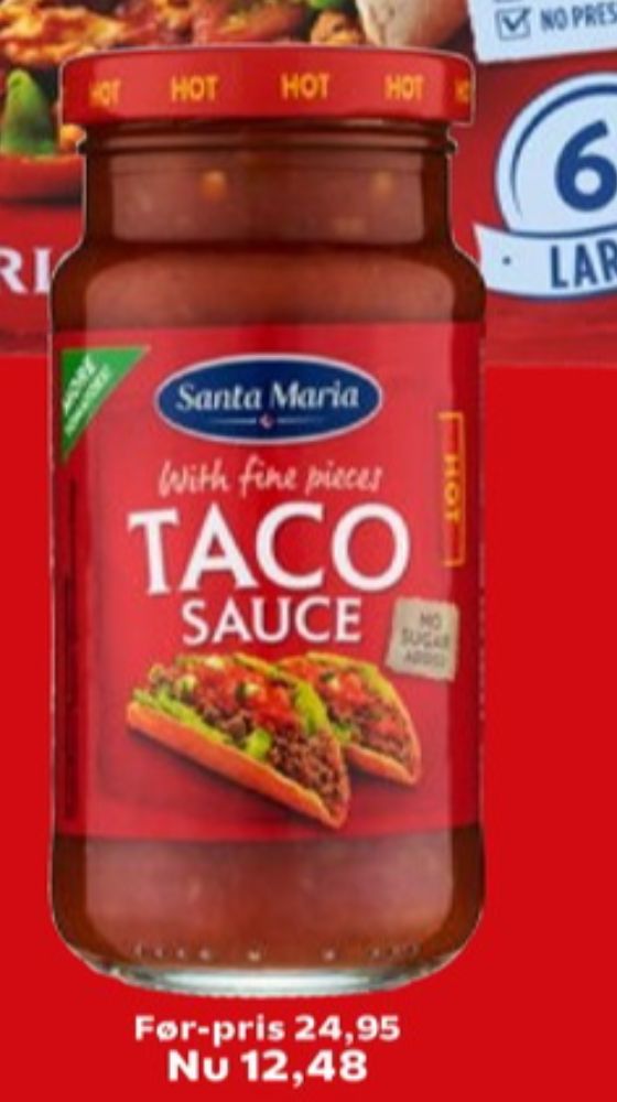 Santa Maria, Taco sauce hot