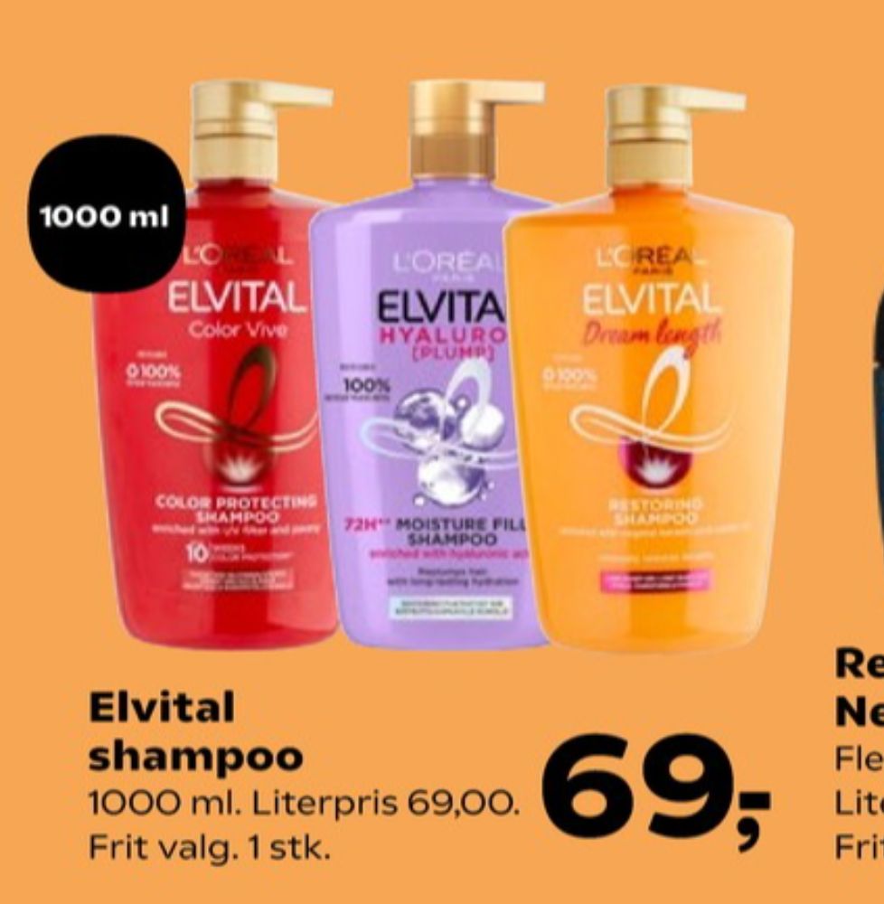 Loreal Elvital, Shampoo