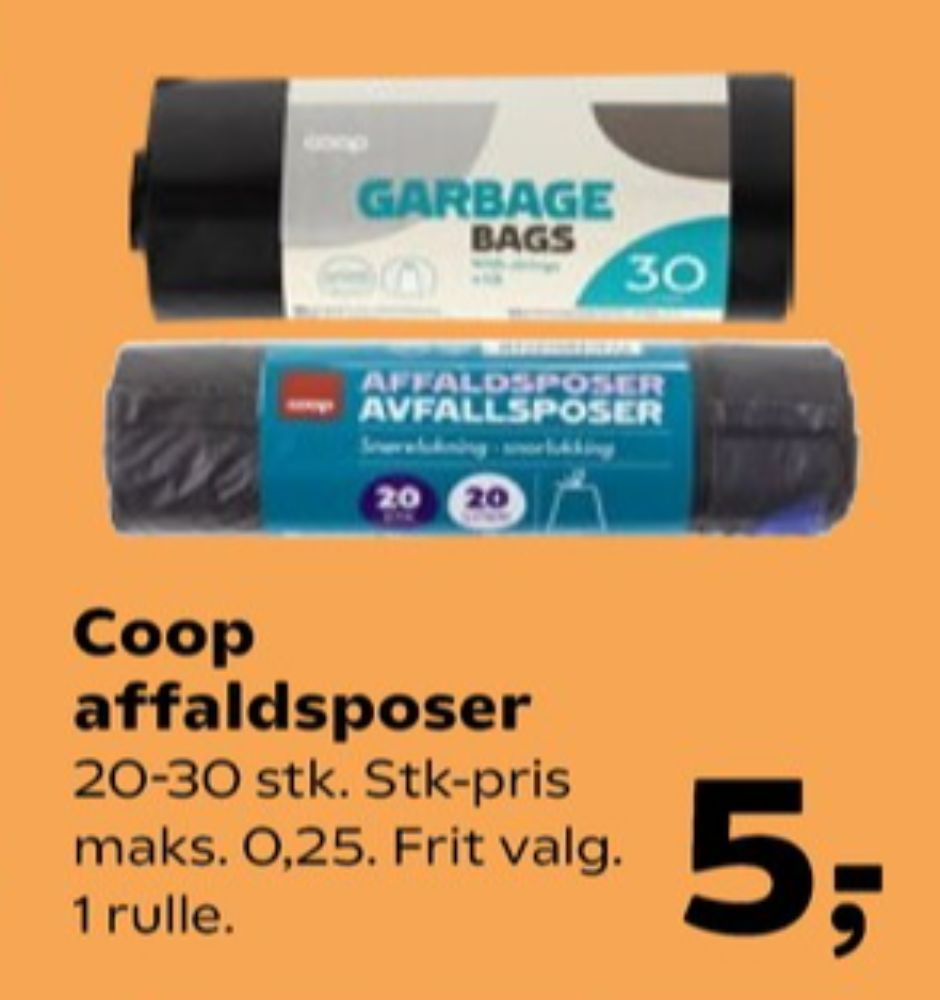 Coop, Affaldsposer
