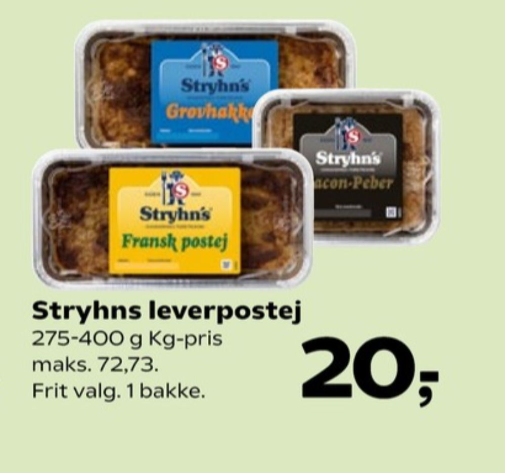 Stryhns Fransk Postej, Leverpostej