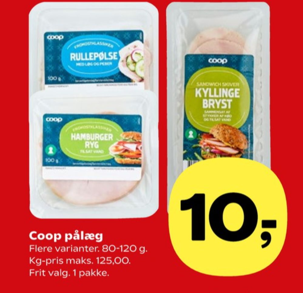 Coop, Kyllingebryst Paprika - sandwich skiver