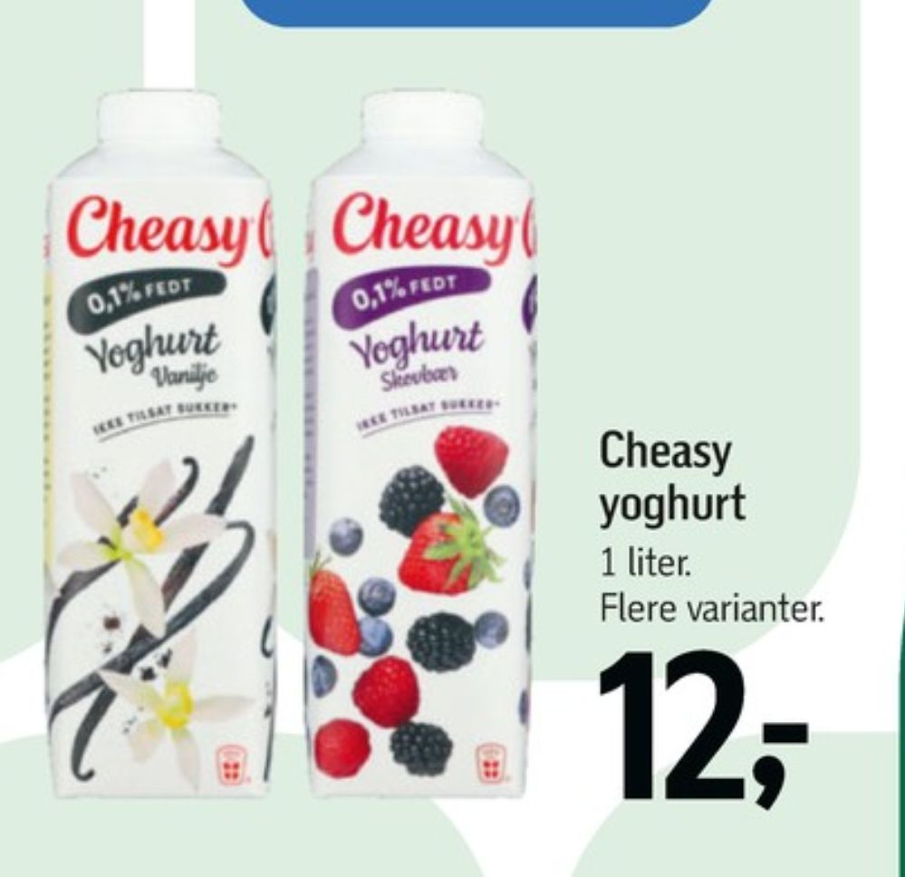 Cheasy, Vanilje Yoghurt 