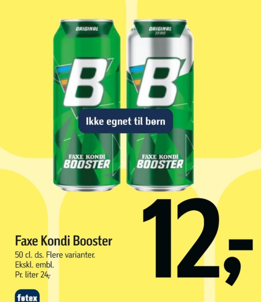 Faxe Kondi Booster , Energidrik