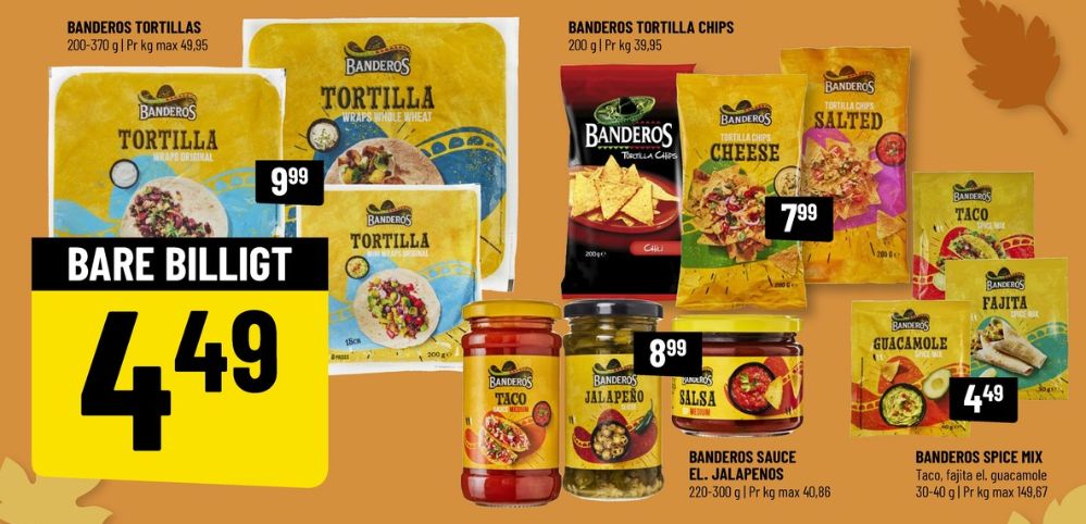 Banderos, Salsa dip