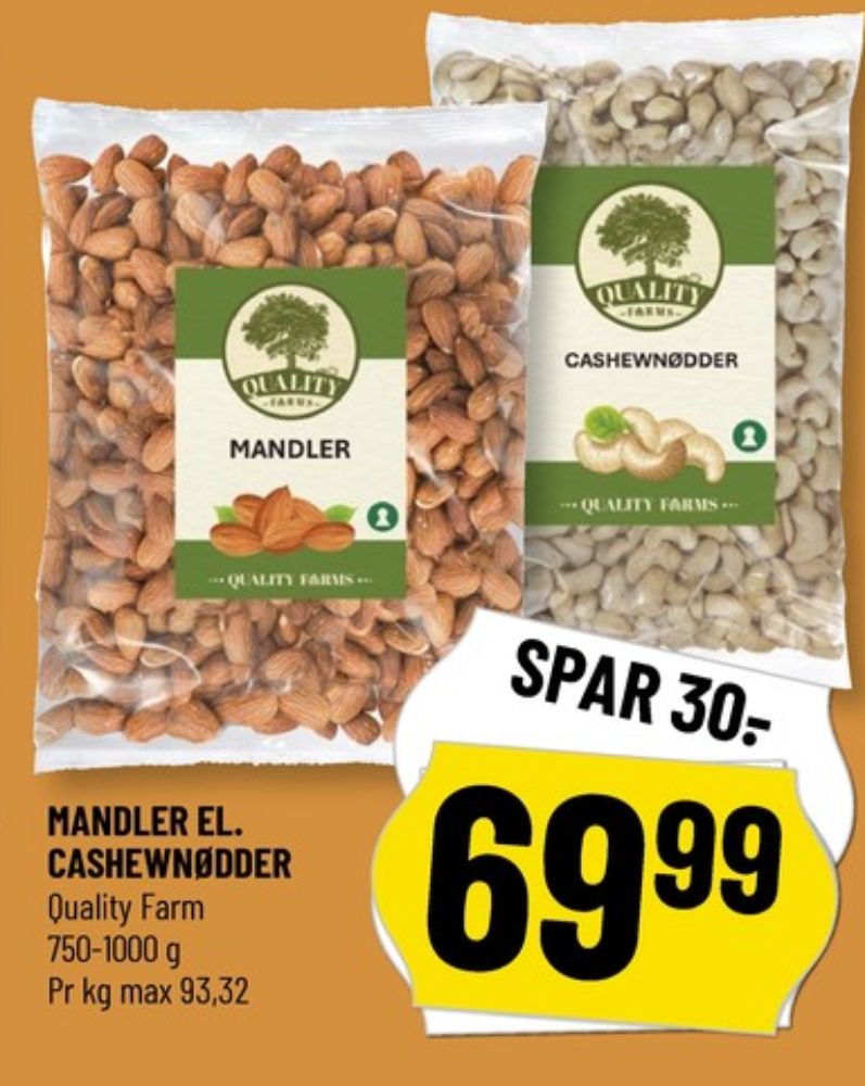 Quality Farms, Cashewnødder
