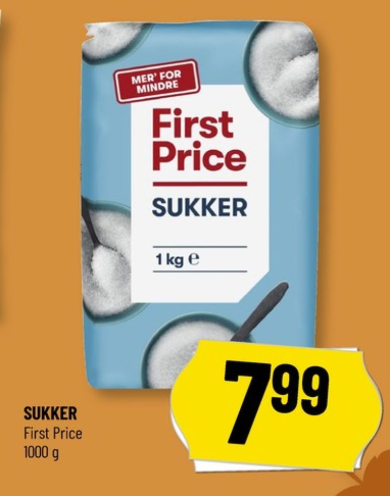 First Price, Sukker