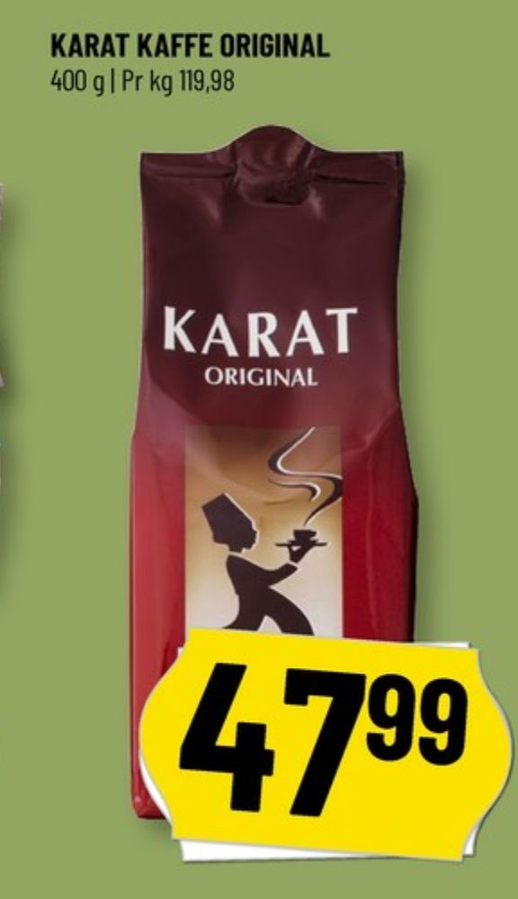 Karat Original, Kaffe Formalet