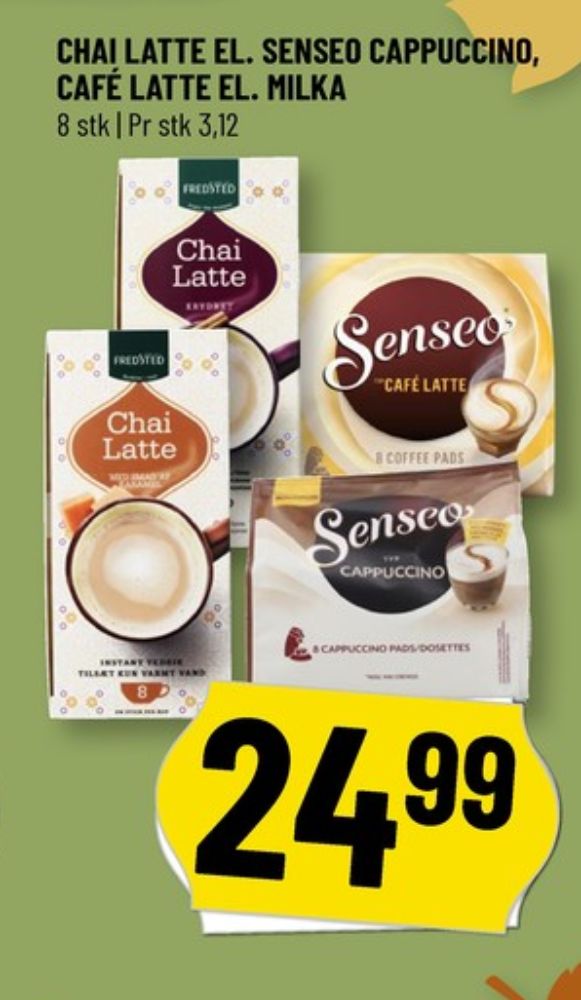 Fredsted Chai Latte, Instant Te Karamel
