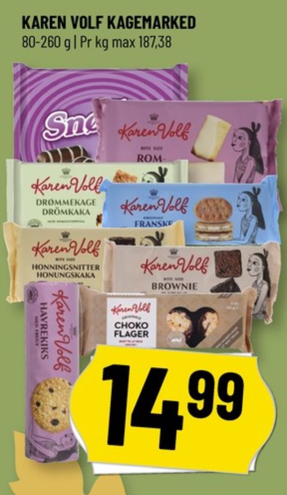 Karen Volf, Havrekiks med frugt